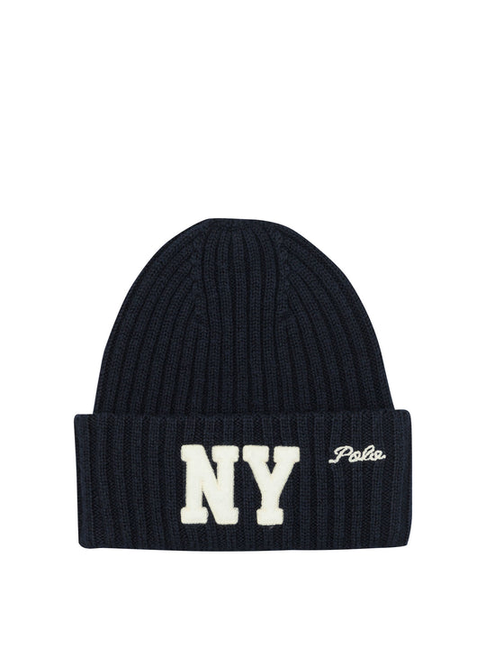 Wool Beanie Hats Blue