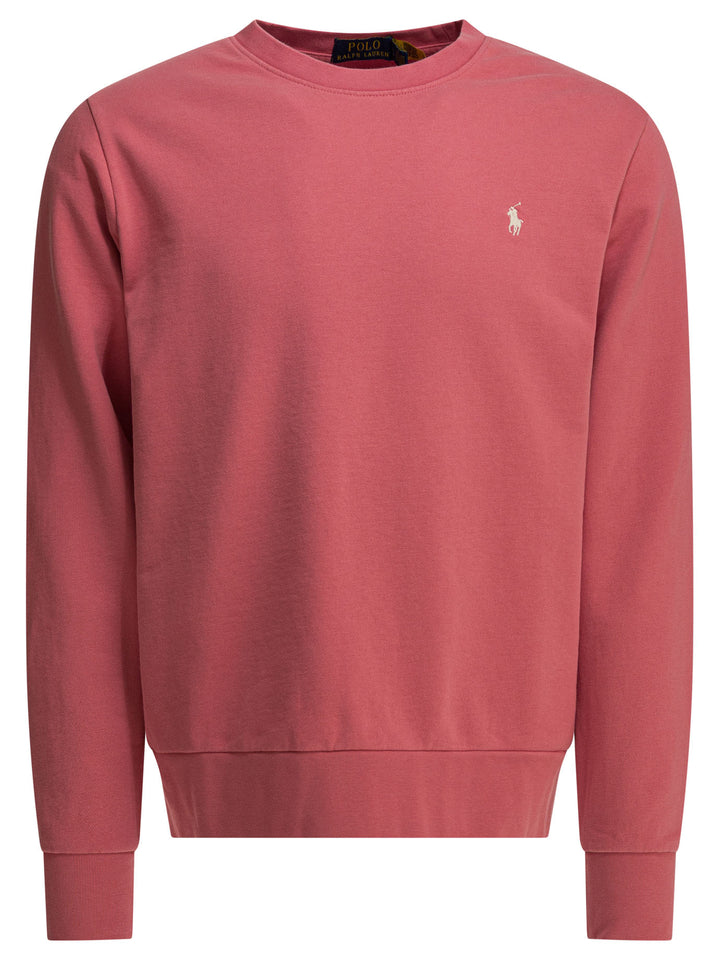 Polo Ralph Lauren Crewneck Sweatshirt With Logo Sweatshirts - Red | 0e37aefea6b92bef2d77ecca9e43ff4513606264