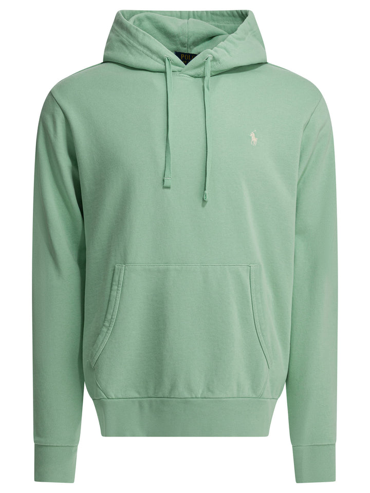 Polo Ralph Lauren Hoodie With Logo Sweatshirts - Green | 2e7ab41f5484e00936be0c606ae865c2f1cb58de