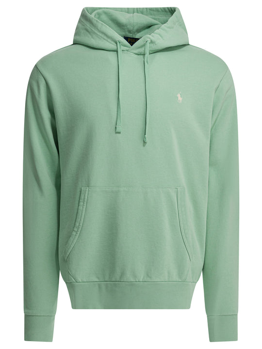 Hoodie With Logo Sweatshirts Green