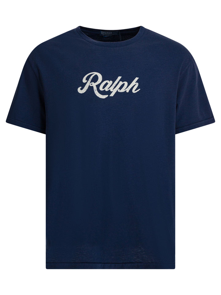 Polo Ralph Lauren T-Shirt Con Logo Ralph T-shirts - Blue | 2634150361b0d0ecdc25eb58a9d802e26f0105a8