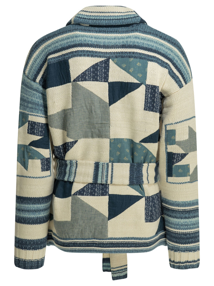 Polo Ralph Lauren Woven Knit Cardigan Knitwear - Blue | 4e47b72cd8ce5921cec7cb755861ec020dc46bef