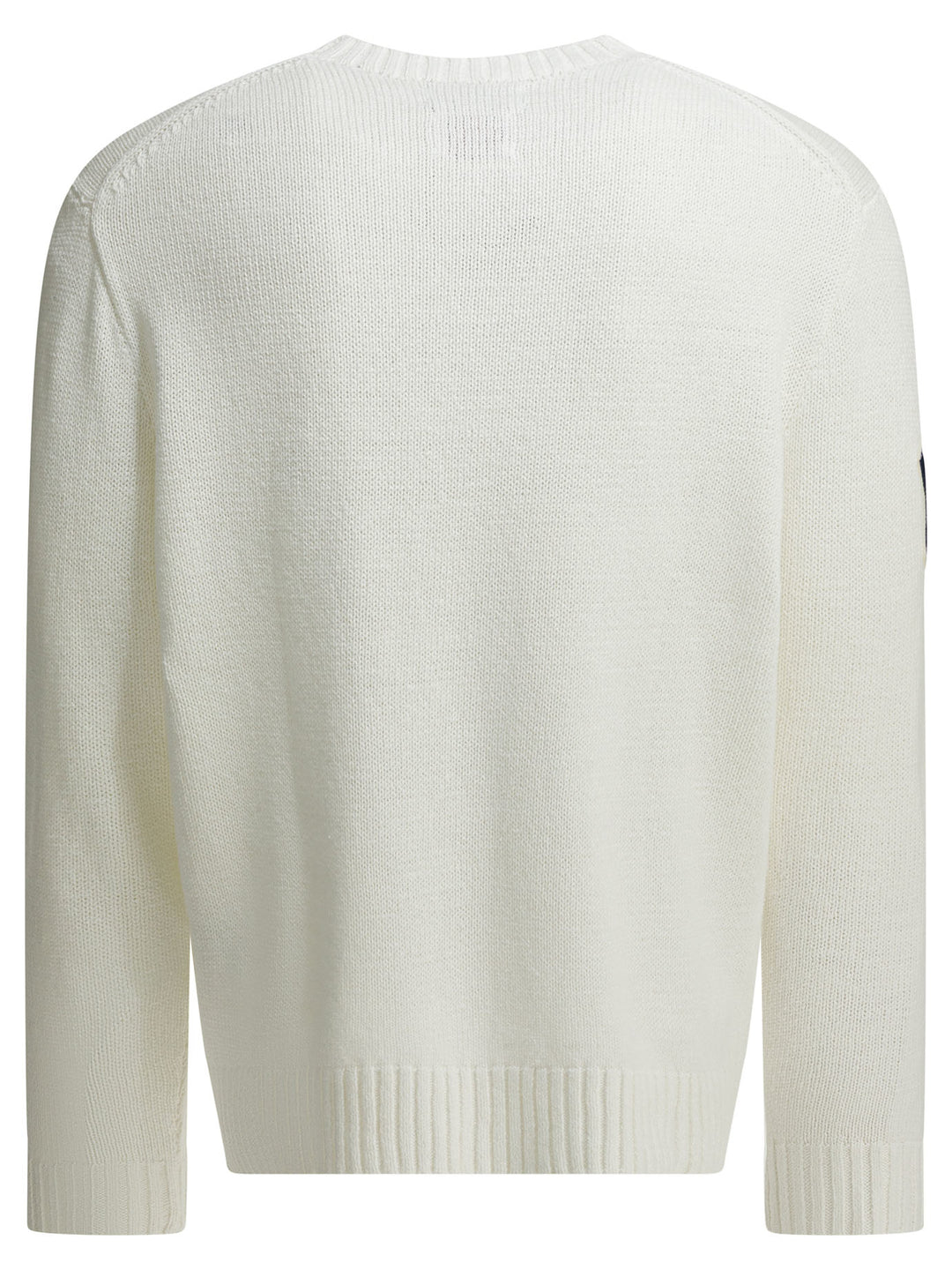 Polo Ralph Lauren Knitted Crew Neck Sweater Knitwear - White | 744dc181ea50a0d02384f797cc30721f151300bb