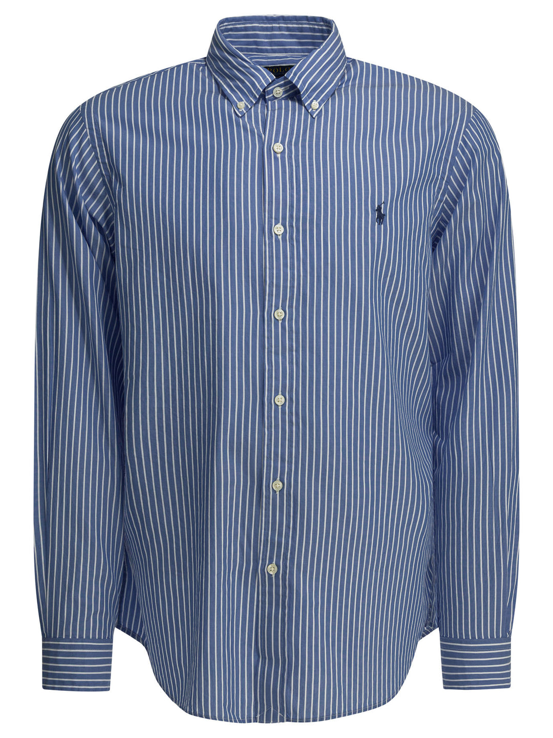Polo Ralph Lauren Classic-Fit Casual Shirt With Logo Shirts - Blue | 92306b0d949c36ff680a70a9702cb86e496e703b