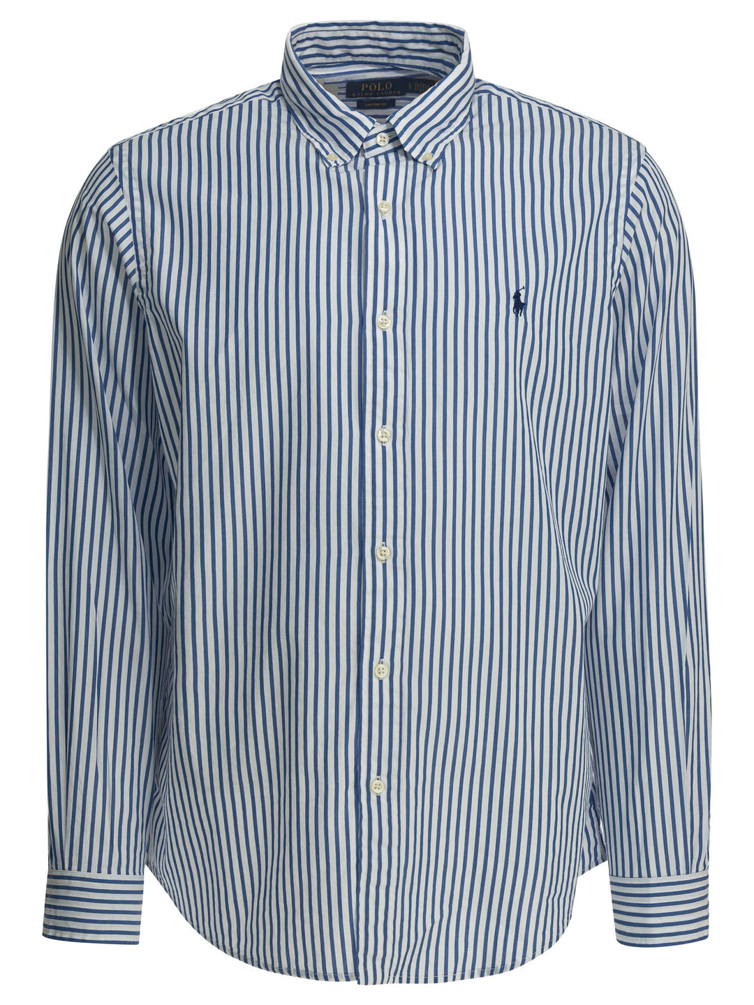 Polo Ralph Lauren Custom-Fit Casual Shirt With Logo Shirts - White | 7afe52c7faab6dd8da1506e692bd32dfb8fdbb00