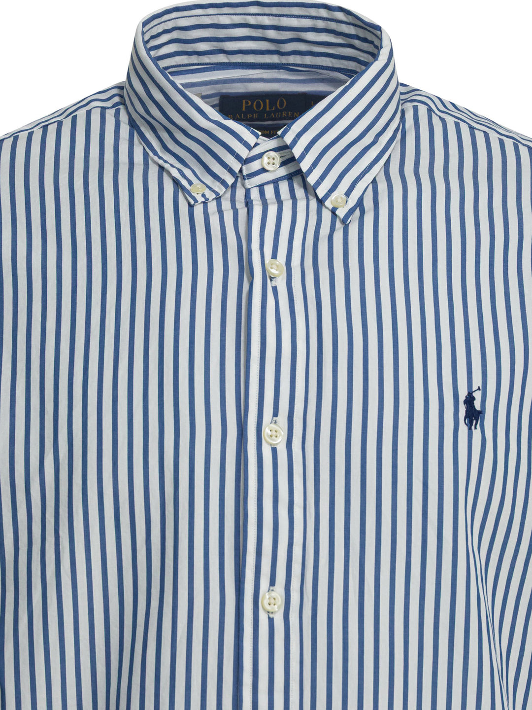 Polo Ralph Lauren Custom-Fit Casual Shirt With Logo Shirts - White | 2ff91c53a1b4630c8f94691ebafc117461a065a7
