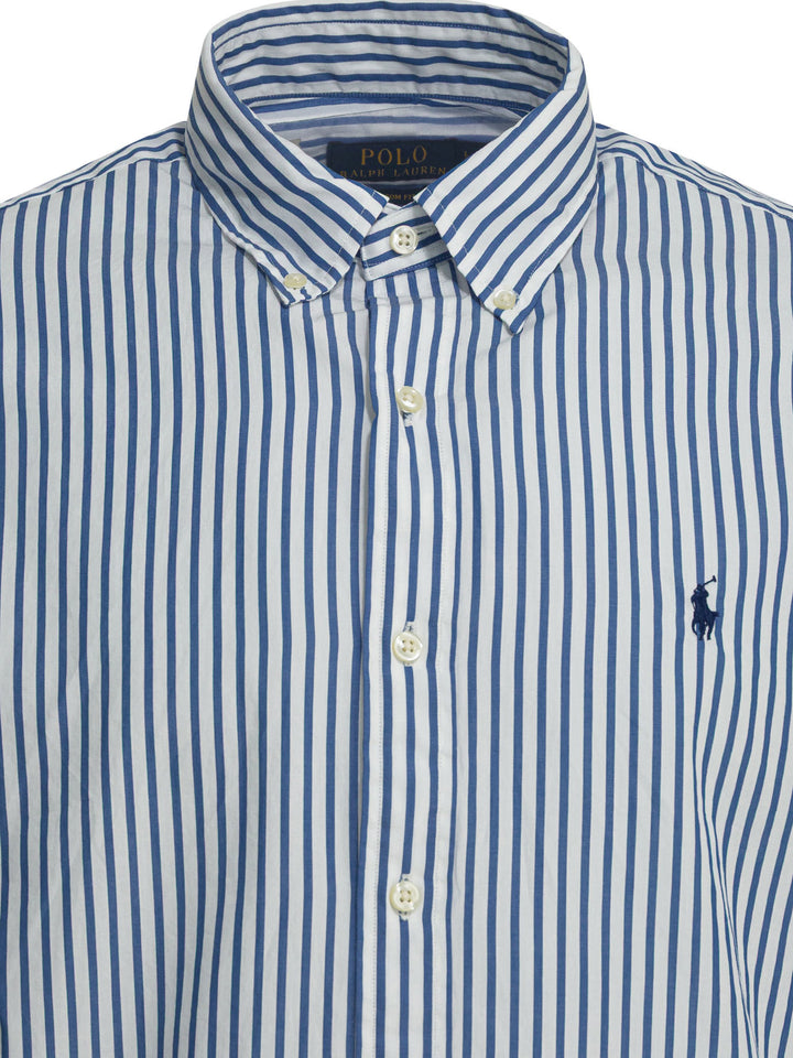 Polo Ralph Lauren Custom-Fit Casual Shirt With Logo Shirts - White | 2ff91c53a1b4630c8f94691ebafc117461a065a7