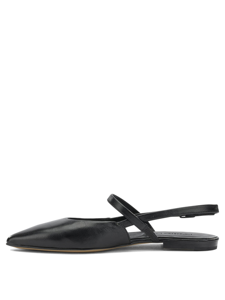 Pomme D'Or Ballerine Slingback In Pelle Ballerinas - Black | e7156ad99b736515d1a7a7bee7bf3c6dbe895a40
