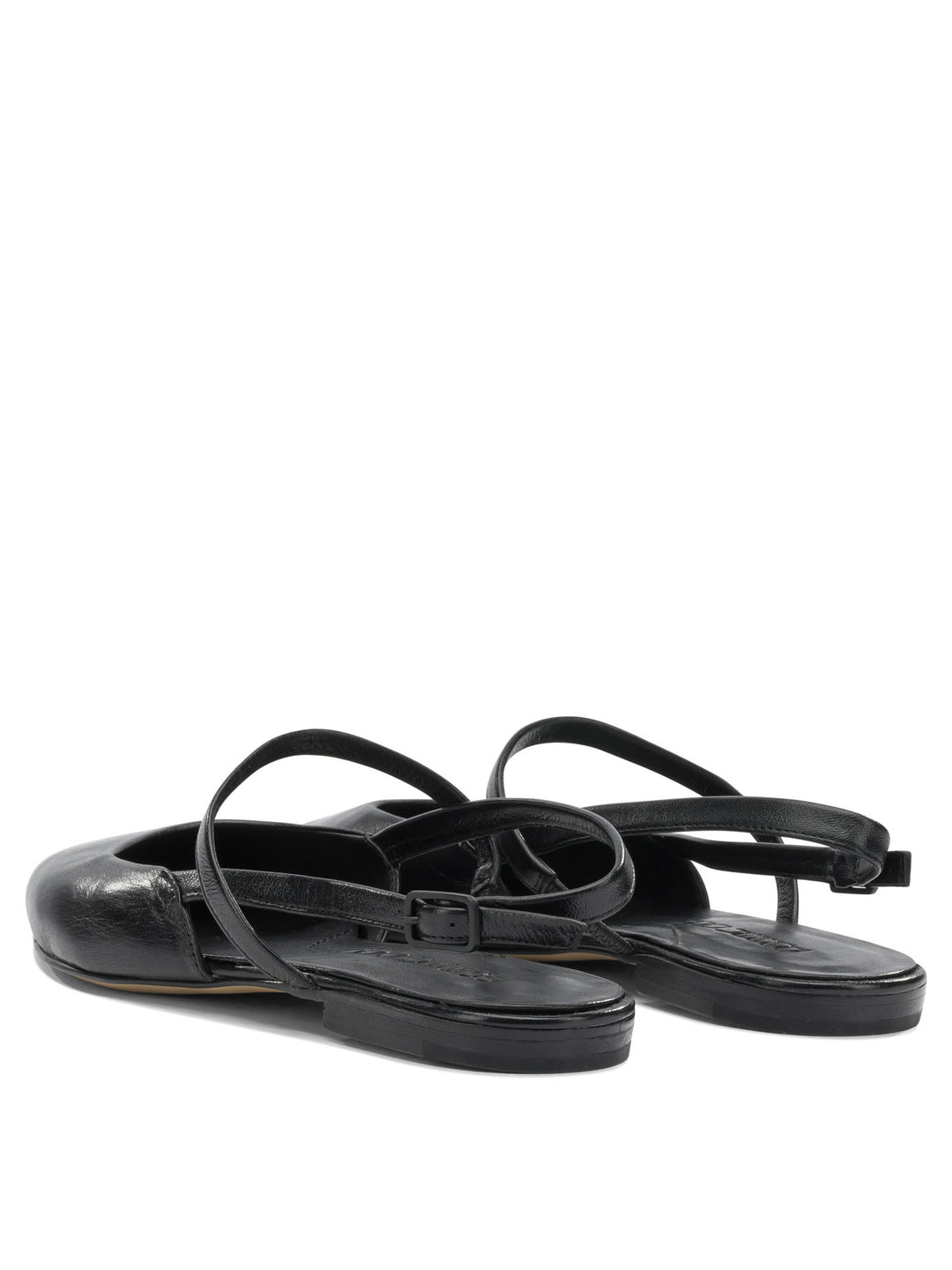 Pomme D'Or Ballerine Slingback In Pelle Ballerinas - Black | 3a2cae5249cac86bd03a39b6b31754cdf795f57b