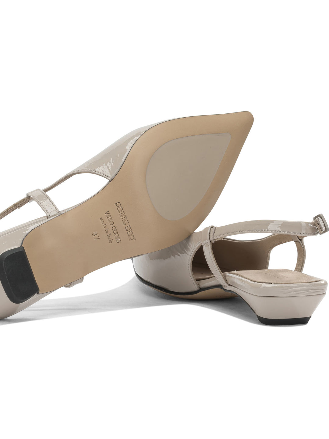Pomme D'Or Slingback In Pelle Heeled shoes - Beige | 00e5b420c18bb9b3d60ca56aa10711cfeb8620dc