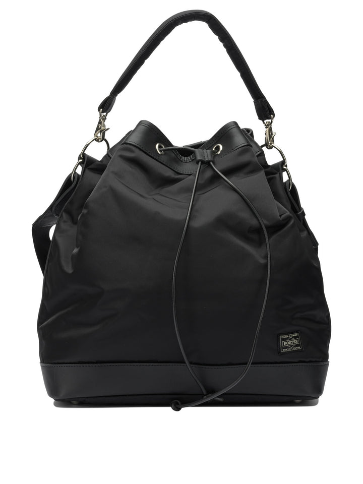 Porter-Yoshida & Co String Shoulder Bags - Black | 72bc9f90c1d0408d1f8593e0123bebea3fefb0b6