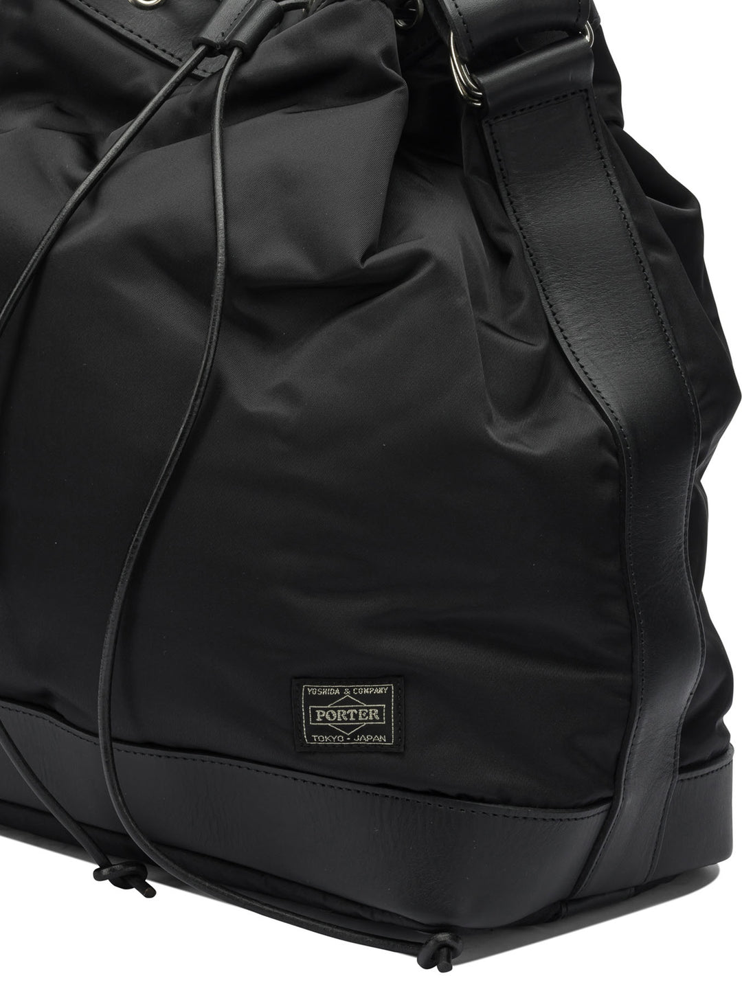 Porter-Yoshida & Co String Shoulder Bags - Black | f19422df6d1873d7c7a9fab5e40fb6f1a972d55a