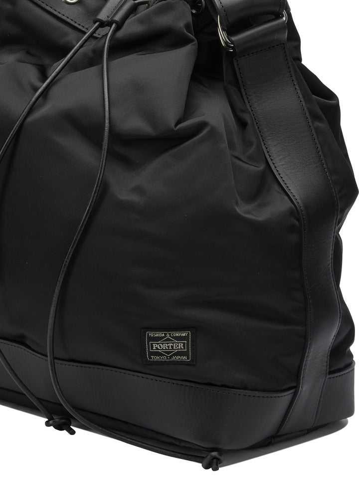 Porter-Yoshida & Co String Shoulder Bags - Black | f19422df6d1873d7c7a9fab5e40fb6f1a972d55a