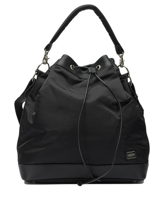String Shoulder Bags Black