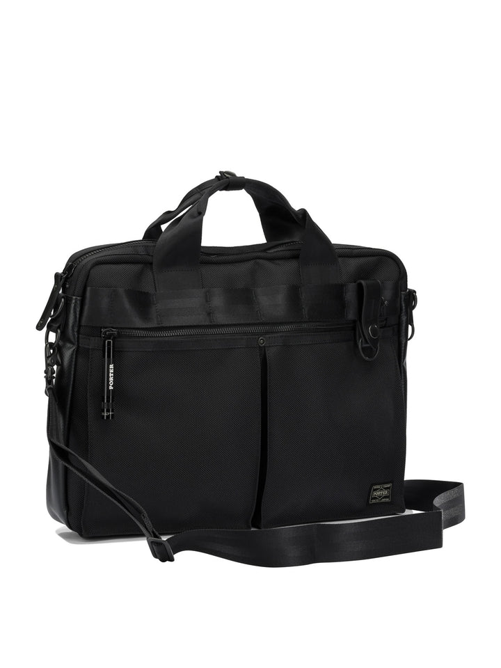 Porter-Yoshida & Co Heat 2way Handbags - Black | d7b258ee922e0f1fc1e1d92c383052bf261e50f3