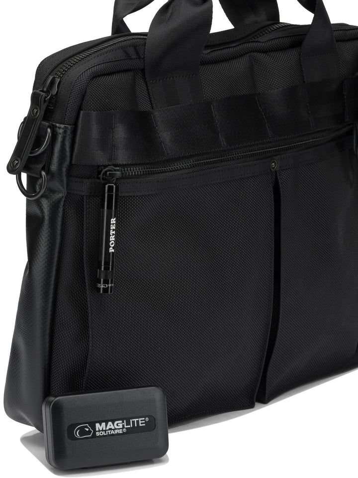 Porter-Yoshida & Co Heat 2way Handbags - Black | a461e18bd5a941e127d8c21cee3de15e6a3a9811