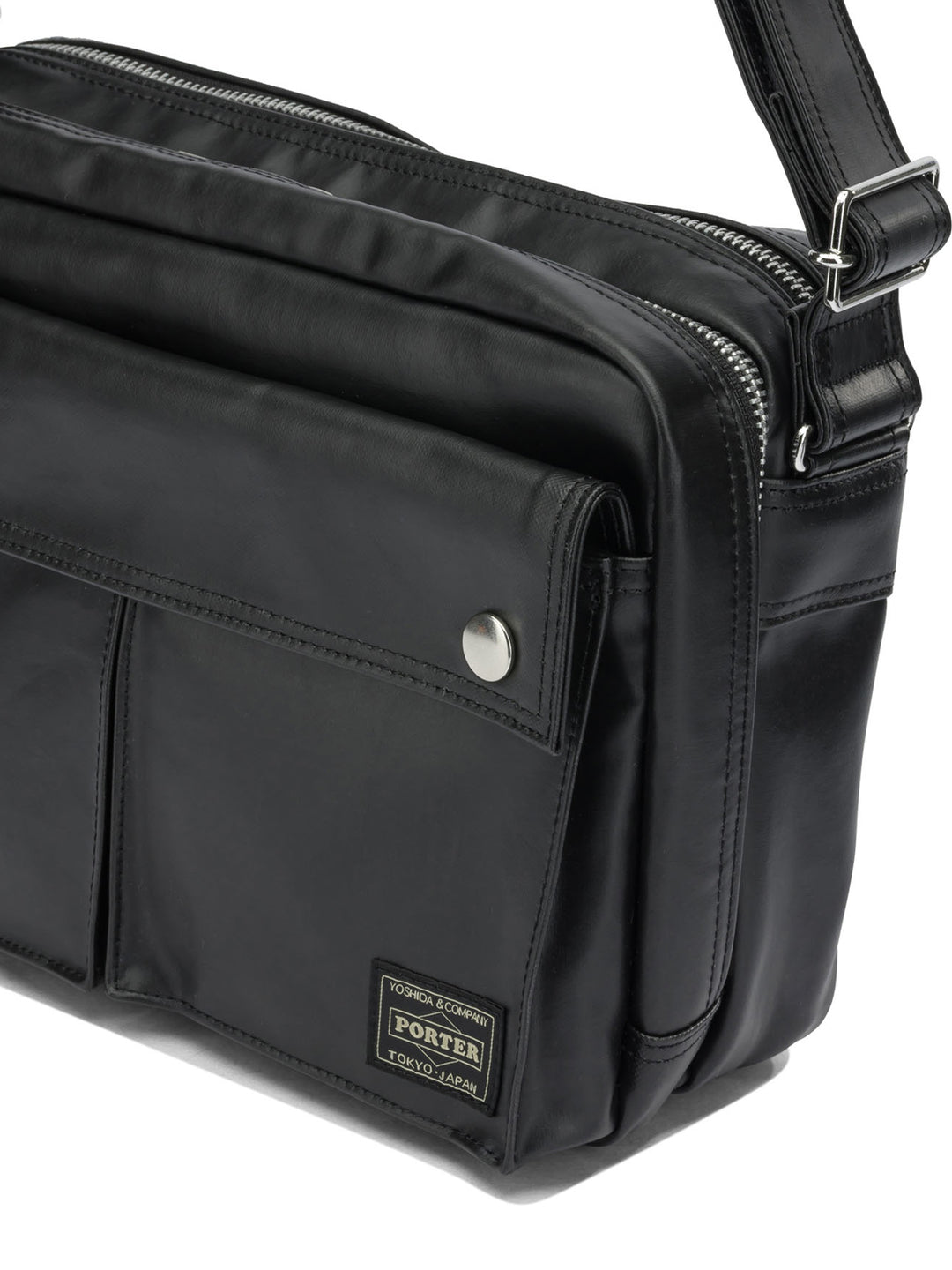 Porter-Yoshida & Co Free Style Crossbody Bags - Black | 0b667c067038377e2e7c6f151331fc2d7ae82a72