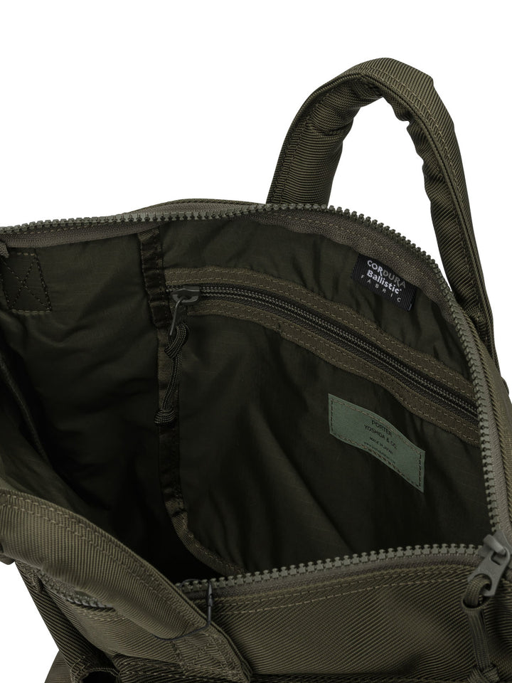 Porter-Yoshida & Co 2 Way Helmet Crossbody Bags - Beige | ad19adef146f7c49250303223f4f910130104a8f