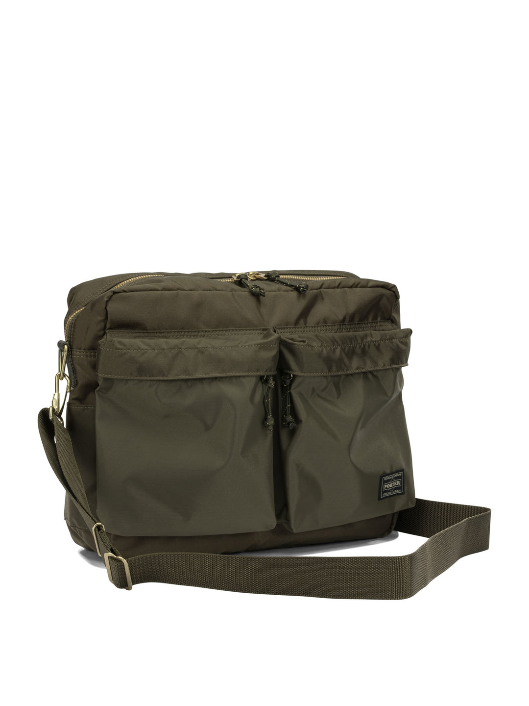 Porter-Yoshida & Co Porter Force Crossbody Bags - Green | 4d81d84086e838efa80783cc4e76627698cb96c4