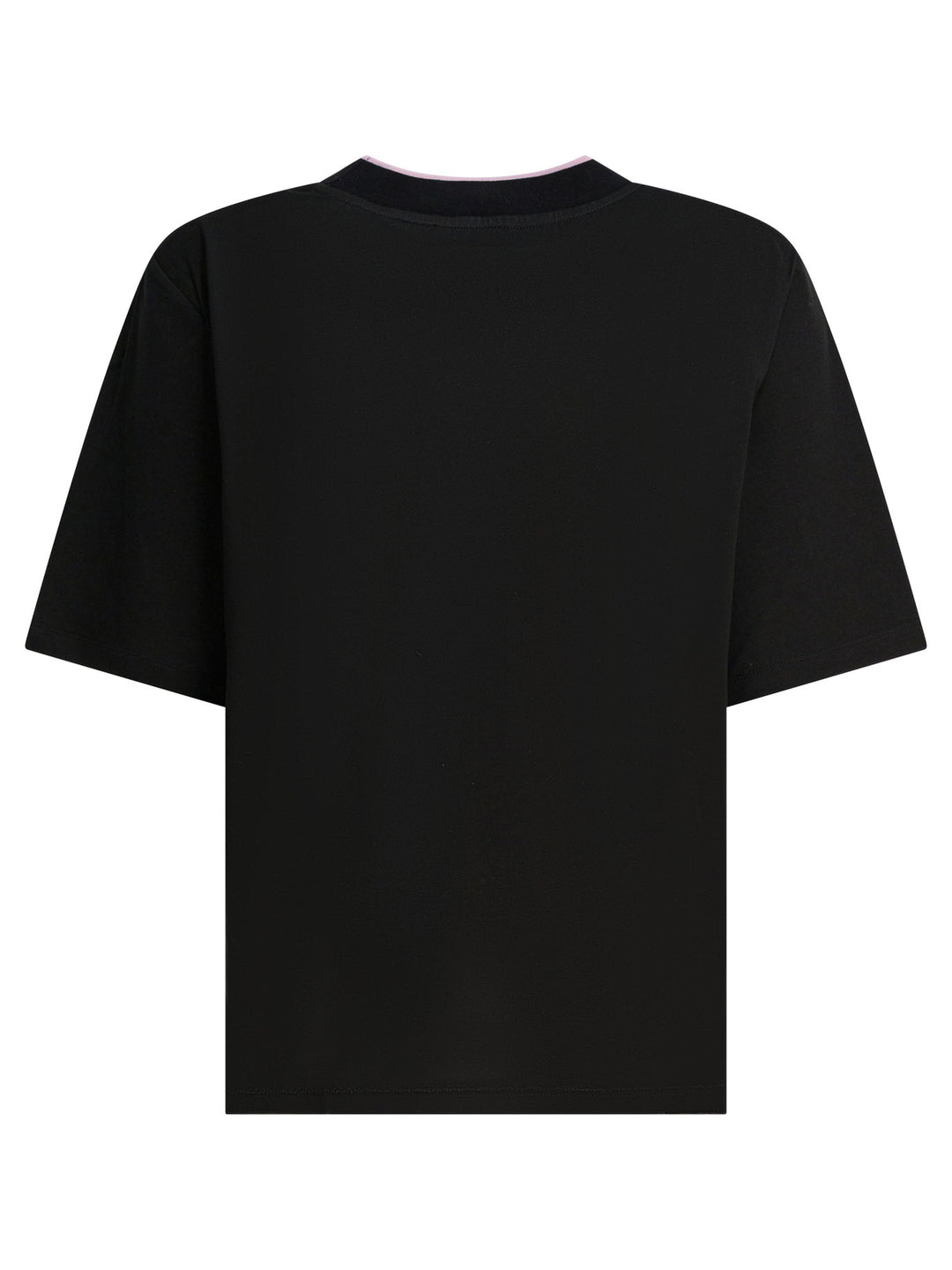Pucci Cotton And Silk Crewneck T-Shirt With Print T-shirts - Black | 848d89f16f1ef76fec354c1410d00734970778bd