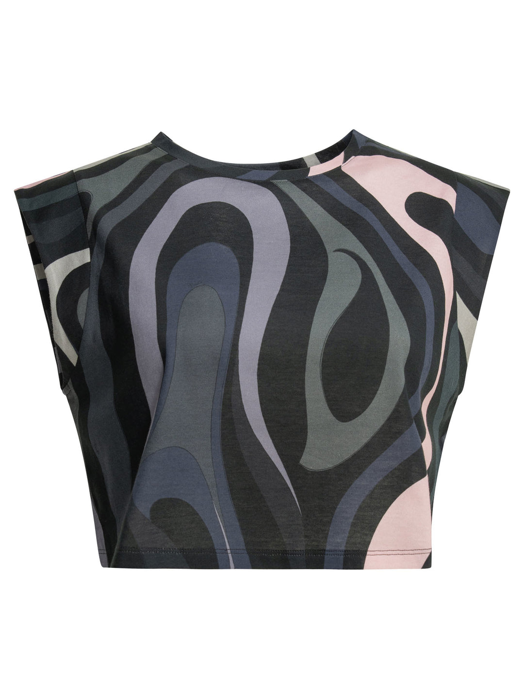 Pucci Marmo Tops - Black | f0fb8c1848e7d34bc6a376d5caa8ea2f1801ad76