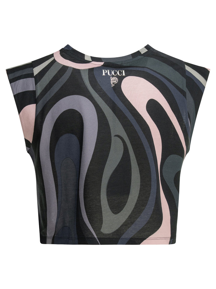 Pucci Marmo Tops - Black | b59cf322f0bed8b010837ec076e6b6d961c3cac6