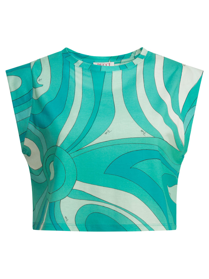 Pucci Marmo Tops - Light blue | 4d1305223407c997d1da89ba83a1c856c177a93f