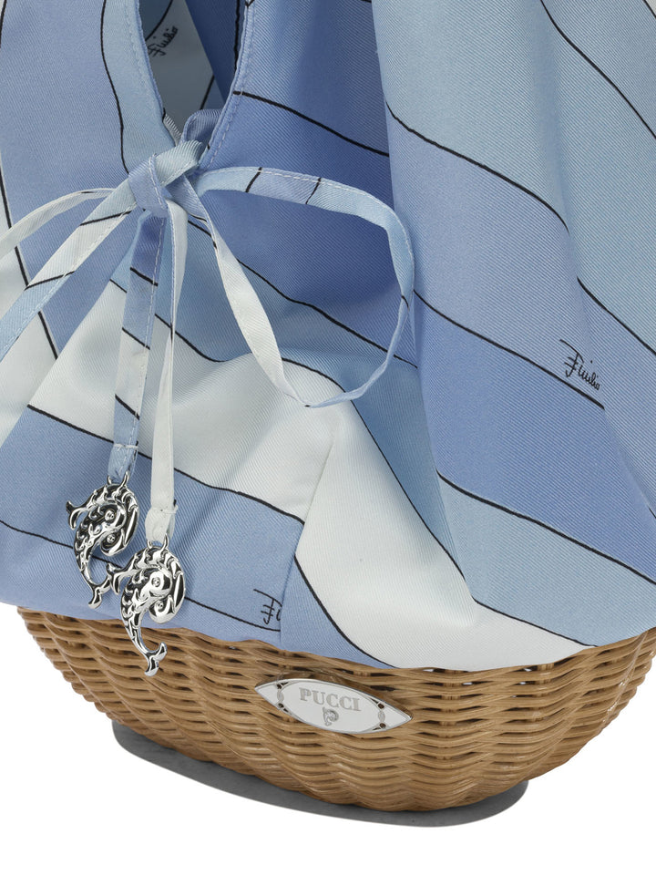 Pucci Picnic Handbags - Light blue | a3c6d74d46669528fbc54f739d7d08c28c49a2ef