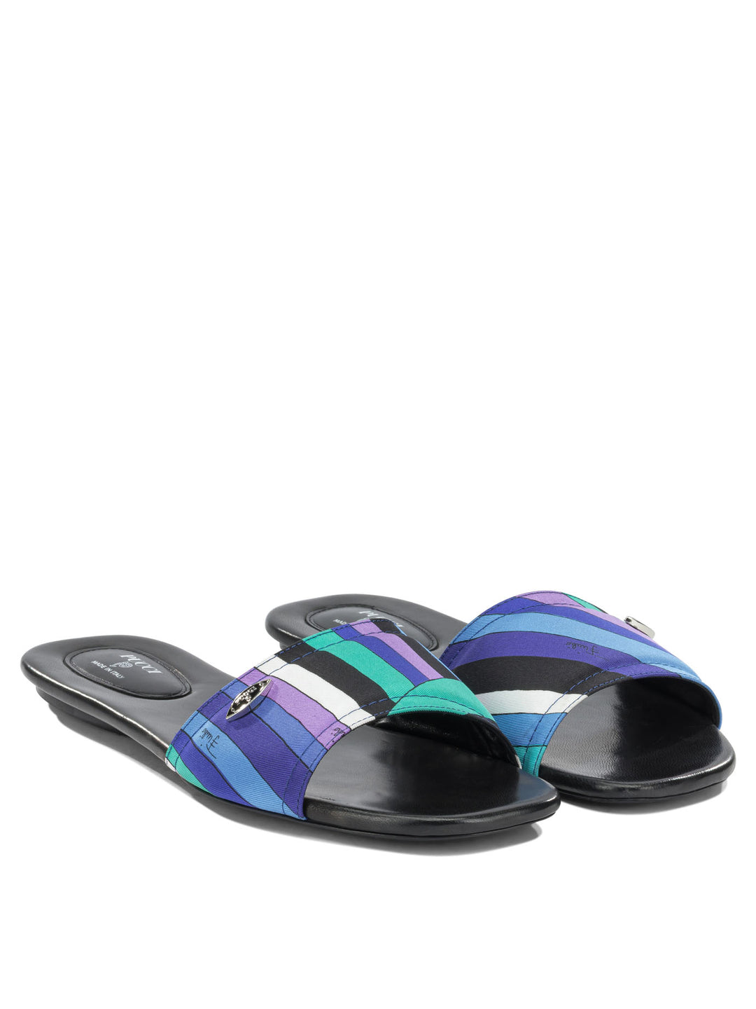 Pucci Yummy Sandals - Blue | e6668c25715e2682e9f4bd1375001e7b1f43e834