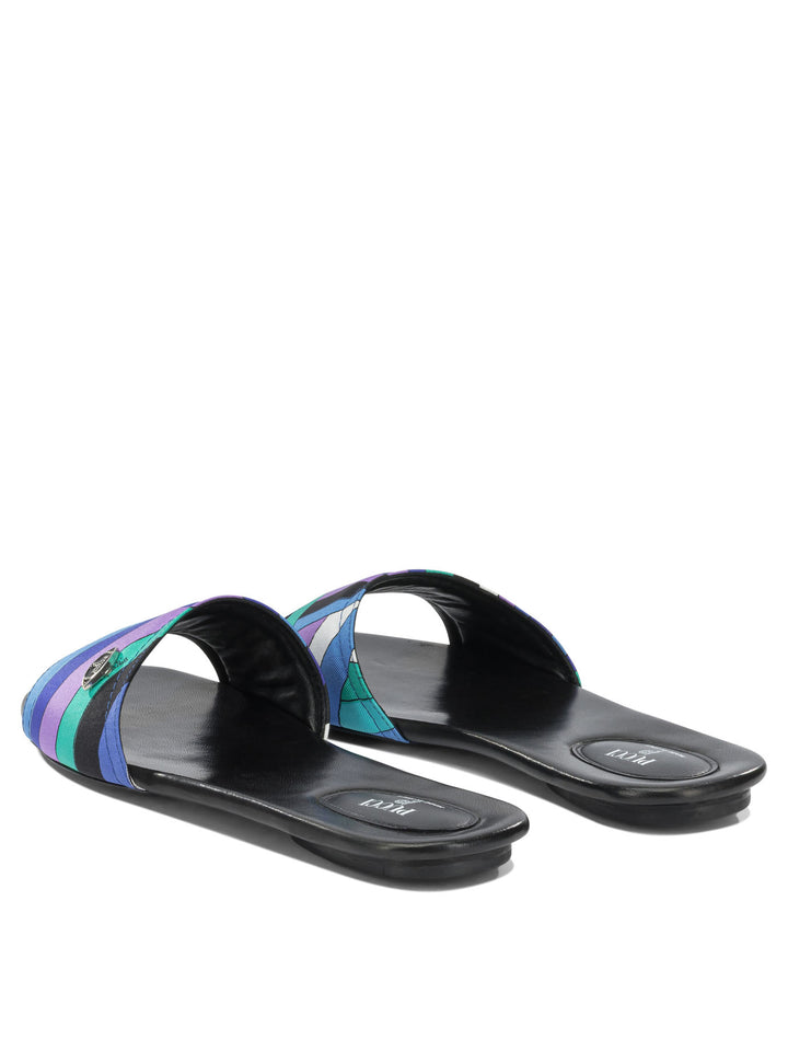 Pucci Yummy Sandals - Blue | 0bdb7fc62c3f25b7d4dab204a7ca25cdcca82a45