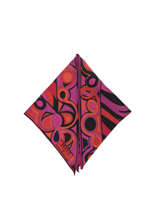 Mix Di Stampe Sciarpe & Foulard Fuchsia