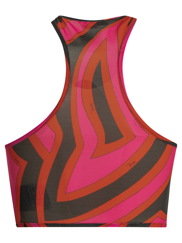 Pucci Marmo Tops - Fuchsia | 9ce498bb12698e21301a8b724983d6cf837b8131