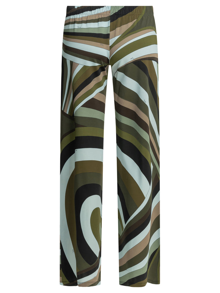 Pucci Iride Trousers - Green | 6e21e52c9ca0959c11713ca9720f597aafcc0241