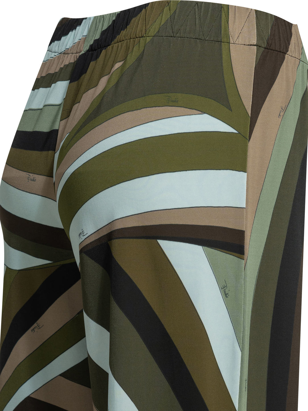 Pucci Iride Trousers - Green | 14585b8f30b1ea4106e25751ed7f7928c166e99b