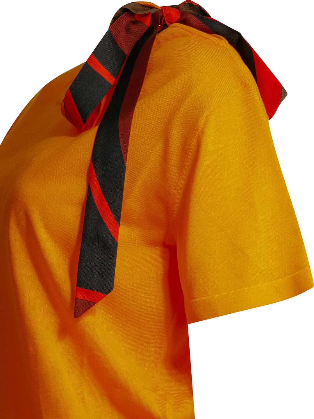 Pucci Knitted Crew Neck T-Shirt T-shirts - Orange | e02a00558a24b59f8e09a04cce095535fe65617e