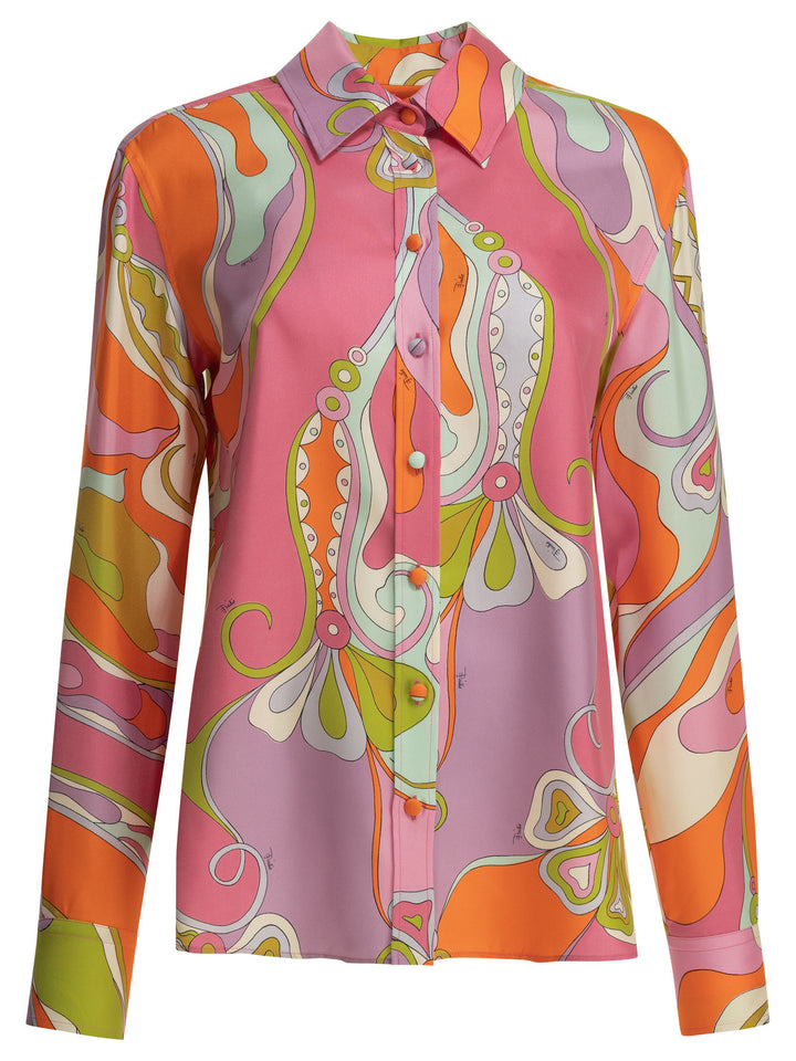 Pucci Orchidee Shirts - Multicolor | 619e59a0d510810472087bd271b8441a20b16664