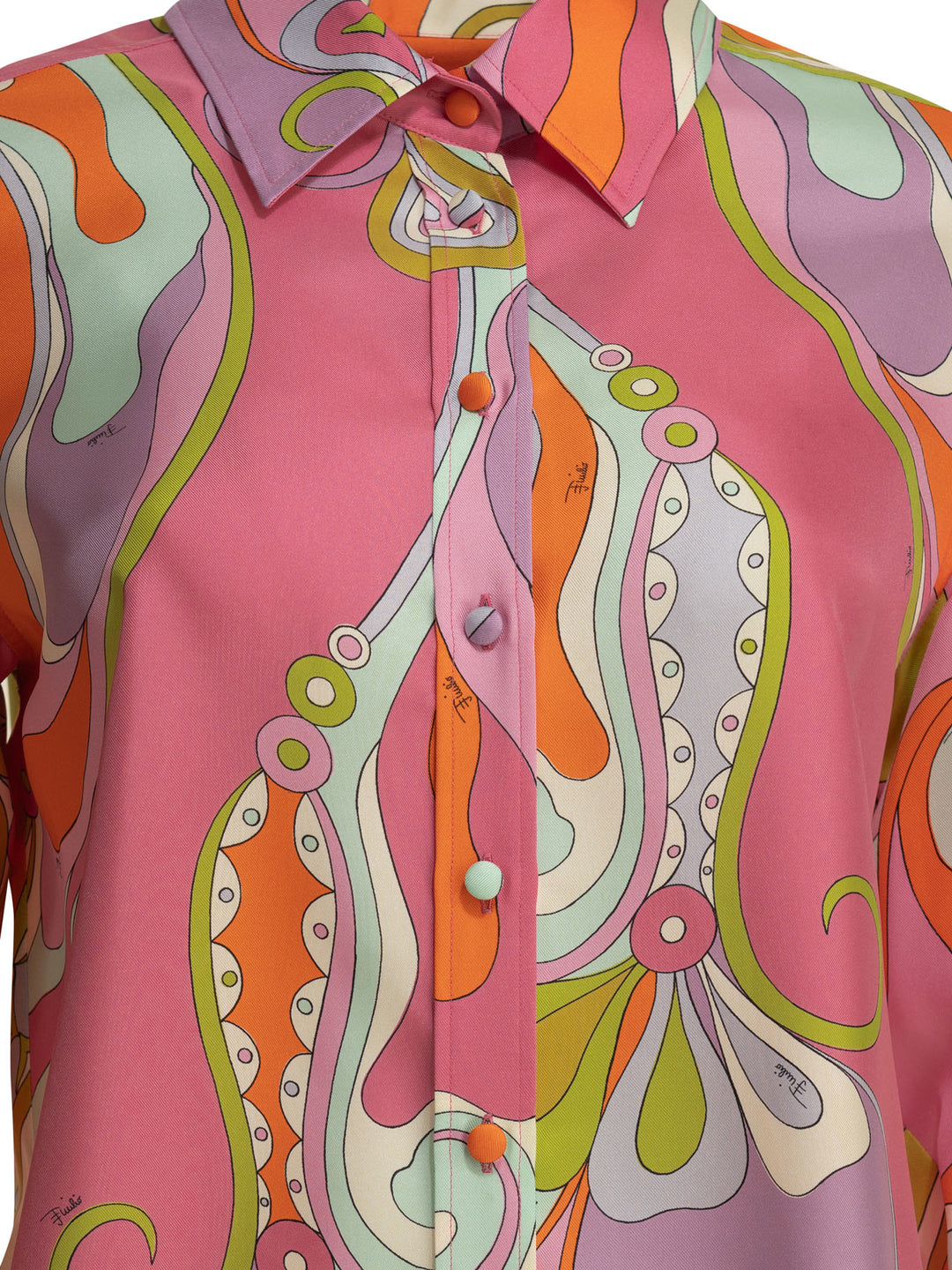 Pucci Orchidee Shirts - Multicolor | 19a8509fc73bbd7b9e13a23608b7ed893be6bfda