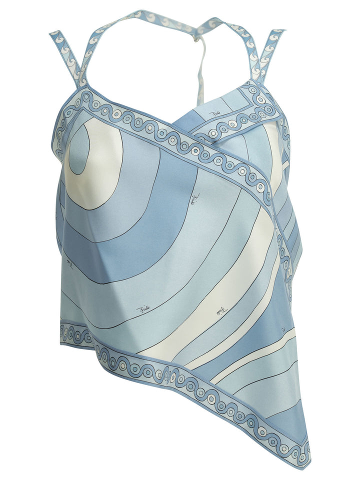 Pucci Iride Tops - Light blue | 6a487683851a340fe903a16a5c0cd0cef115ce4e