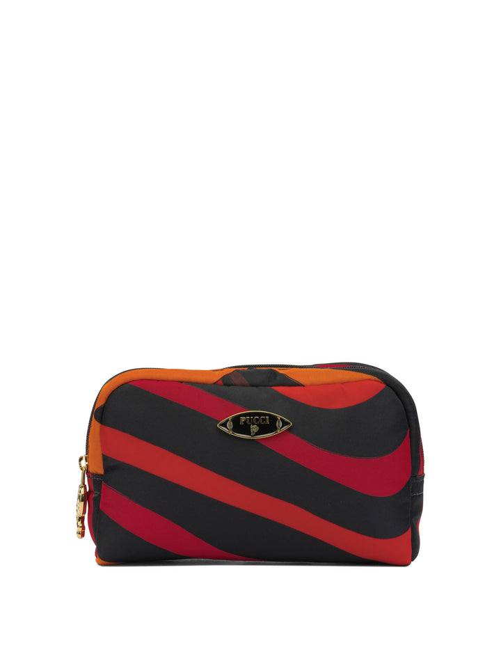 Pucci Marmo Pouch - Orange | f06079add66f39ef4458c5065f85bf47f43fb571