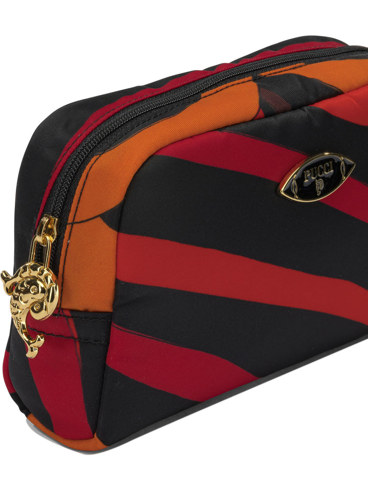 Pucci Marmo Pouch - Orange | 39318228a0419593c84875cc6d1057c3869e316b