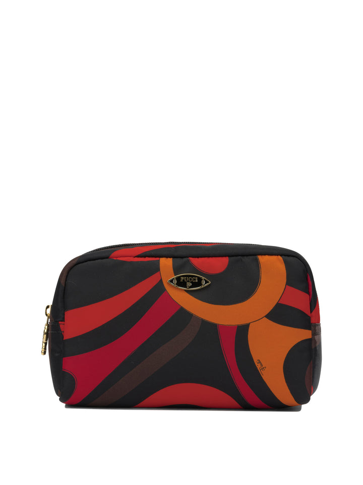 Pucci Marmo Pouch - Orange | 439f320fc4fbf368df1ca4ce843babbb12bae3d0