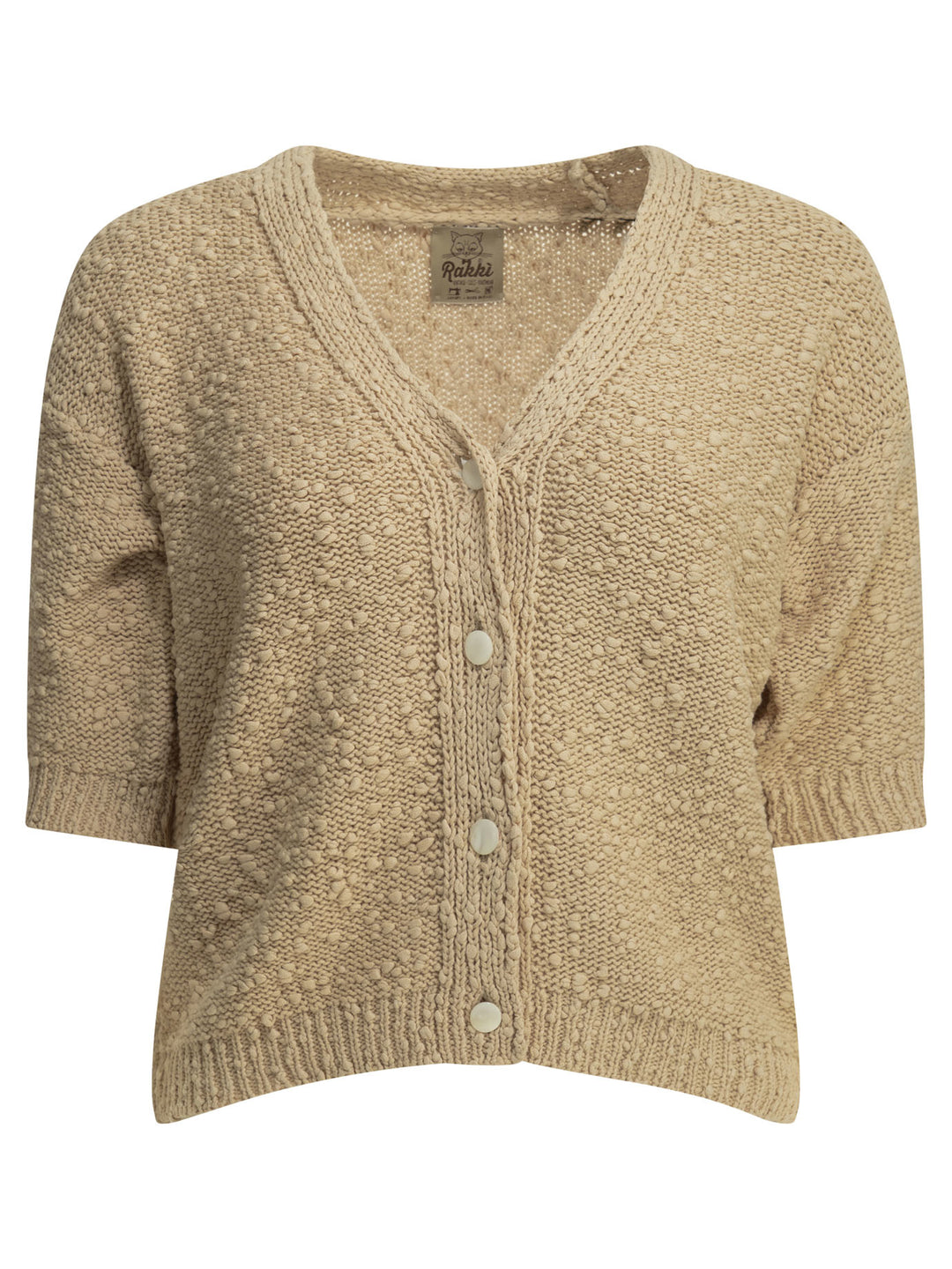 Rakkì B.B. Jacket Knitwear - Beige | 3b780f76d409fc4a9b0020ff2f04413aca94443f