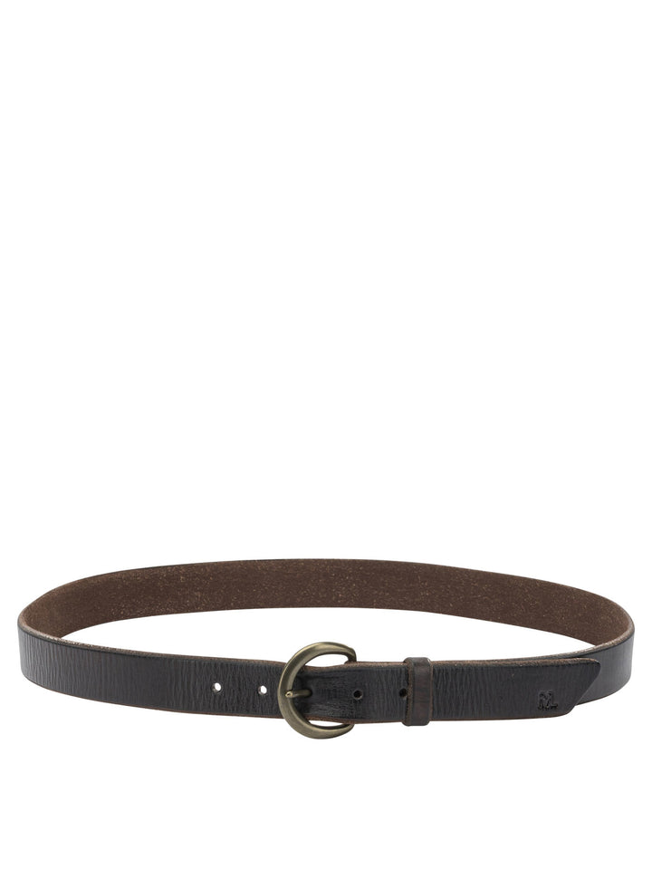 Rrl By Ralph Lauren Hammered Leather Belt Belts - Brown | 3d9268a56b81975e73f5c681516ac9a7b72b2257