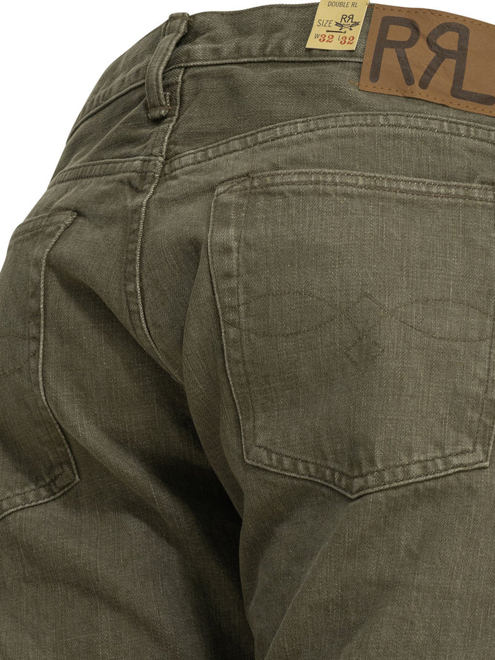 Rrl By Ralph Lauren Olive Jeans - Green | 720fe0c24eb665d23d50fbcbf98e23172df129aa