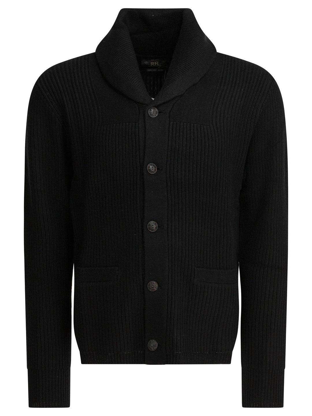Rrl By Ralph Lauren Cashmere Cardigan Knitwear - Black | eb5cb9b91a1b5c4169ddf42ef855042ea13377b6