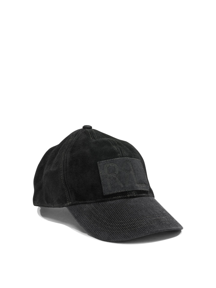 Rrl By Ralph Lauren Suede Baseball Cap Hats - Black | 3cc3fc1ed957c5e00b7e2eb2bab2d46a22421e0e