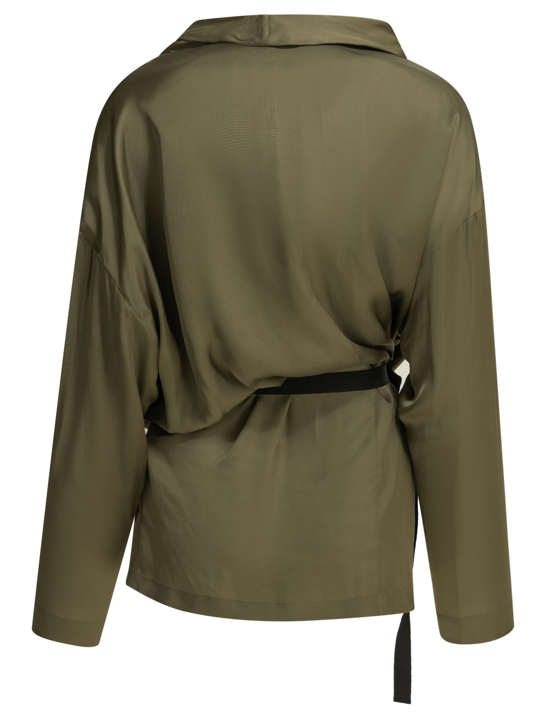 Sa Su Phi Viscose Draped Shirt Shirts - Green | d2dbc4f67cb005f006258a42472d2208c430d662