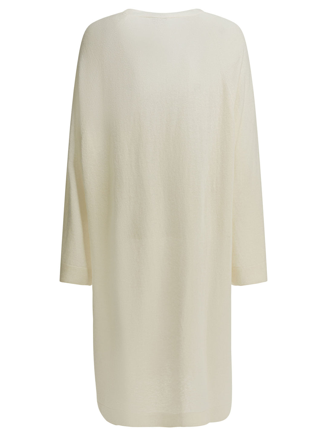 Sa Su Phi Silk Blend Long Cardigan Knitwear - White | 068a5088fcad3d91b73b32ab91cb888d7a599316
