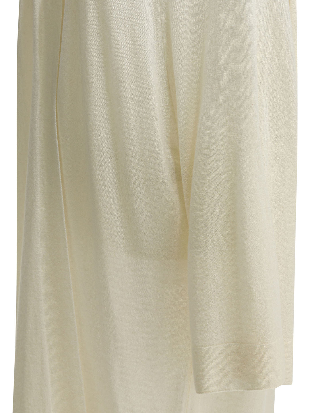 Sa Su Phi Silk Blend Long Cardigan Knitwear - White | 6e8d60e6d7c3e51f9ad748be1b00ed83729558fc