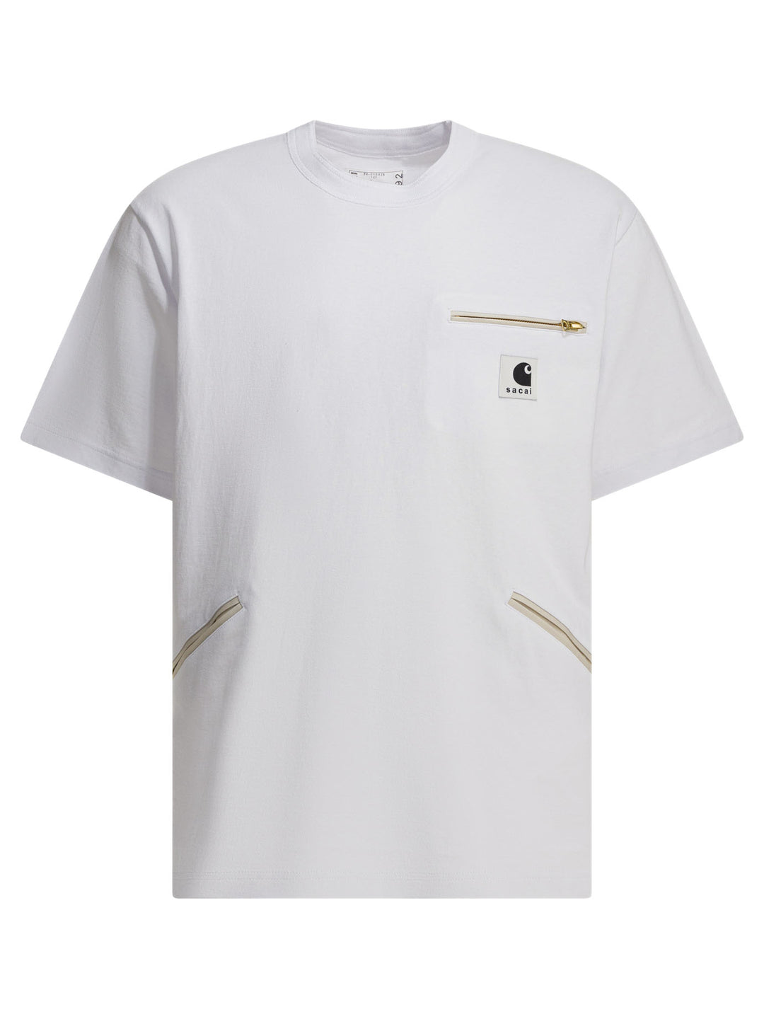 Sacai Carhartt Wip T-shirts - White | 198a6103aacec5cc292165d1c7c1e12fefad525c